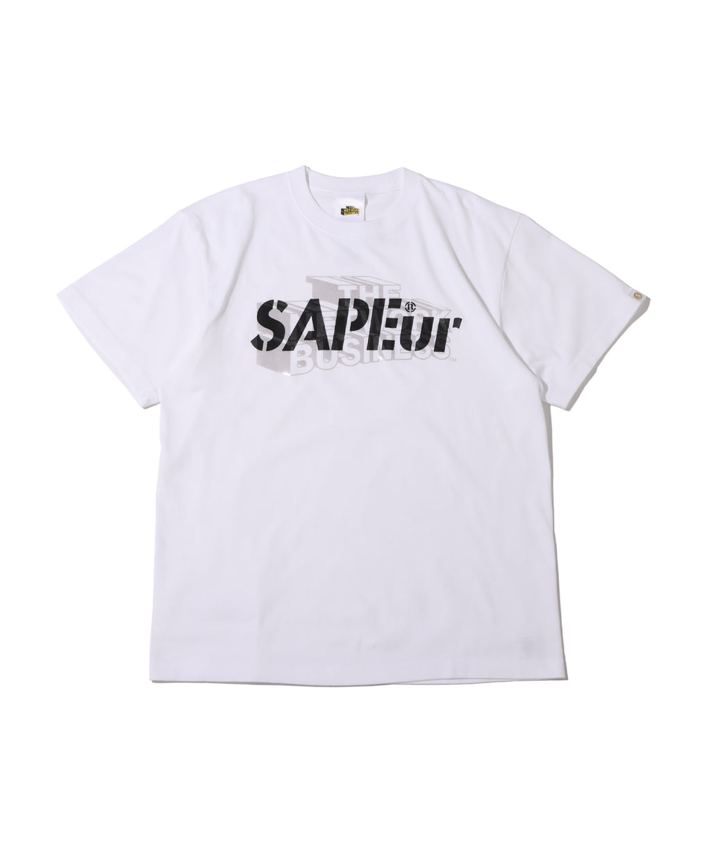 SAPEUR | LOGO TEE - Wht x Blk – THE NETWORK BUSINESS