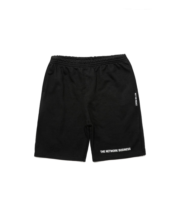 Basic Line Sweat Shorts - Black