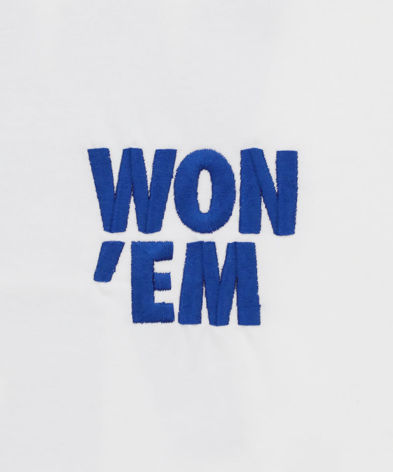 WON'EM Tee - Wht x Blu