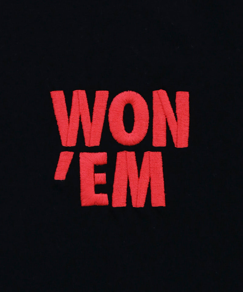WON'EM Tee - Blk x Red