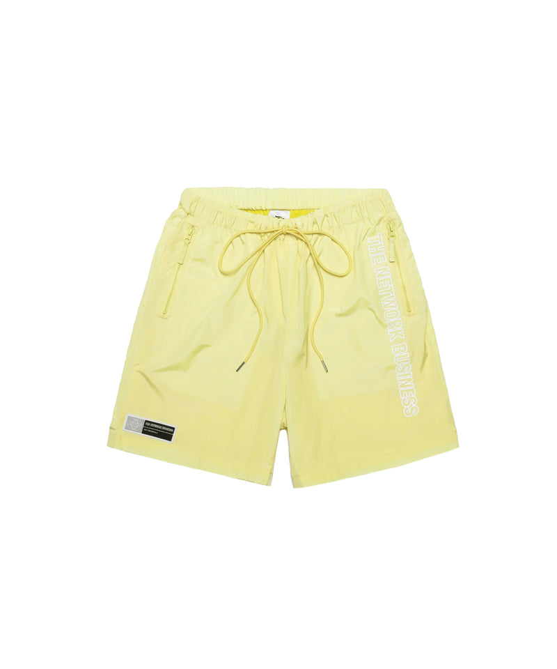 Nylon Short Pants - Yellow