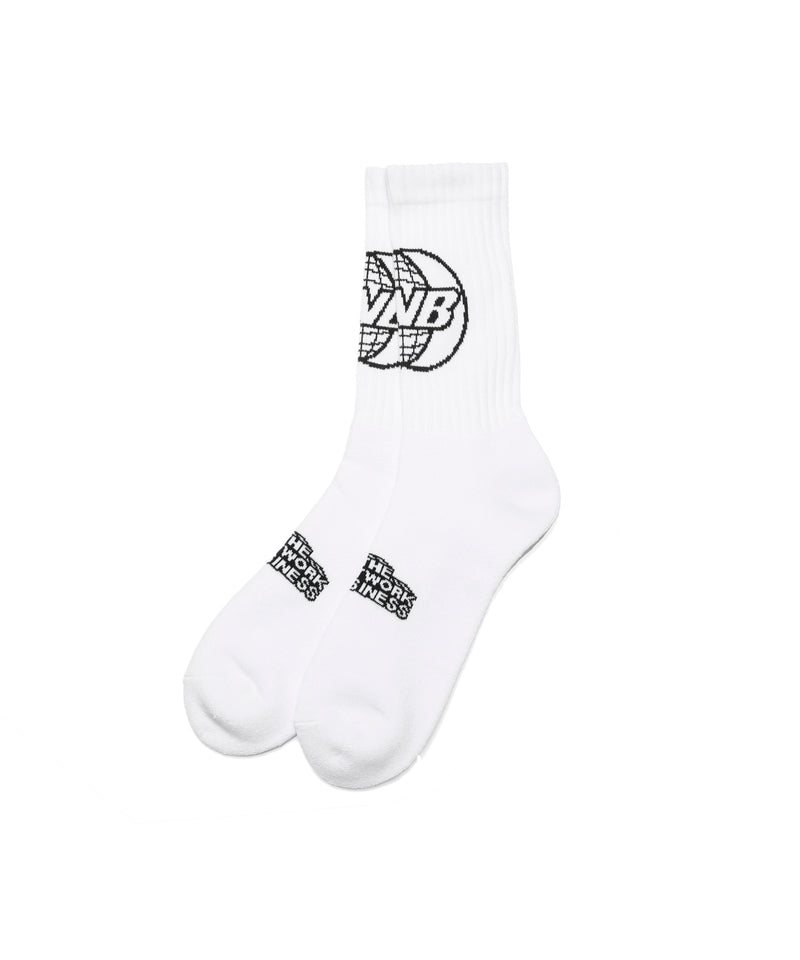 TNB Logo Socks - White