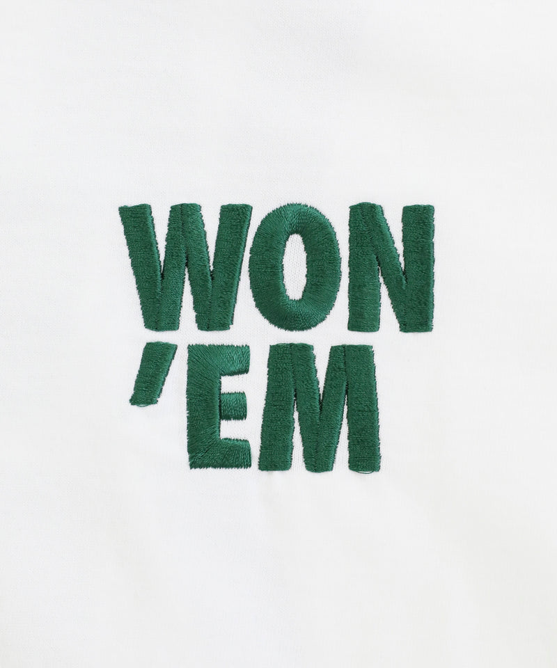 WON'EM Tee - Wht x Grn