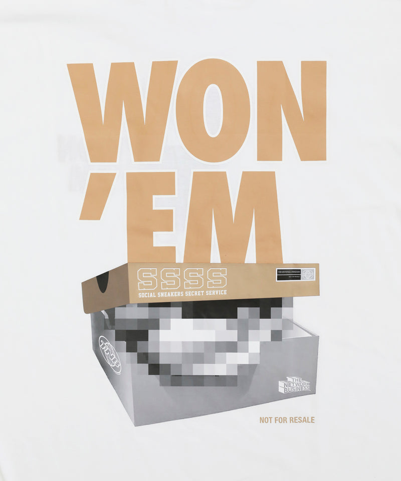 WON'EM TEE - Wht x Gld