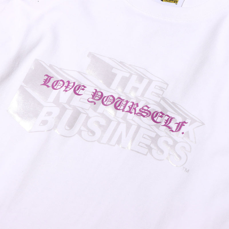 TNB × love yourself. CLEAR CLEAR LOGO L/S TEE