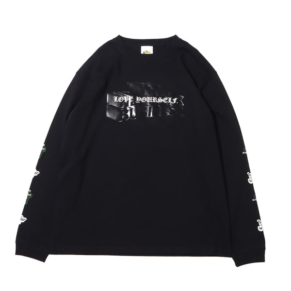 TNB × love yourself. CLEAR CLEAR LOGO L/S TEE
