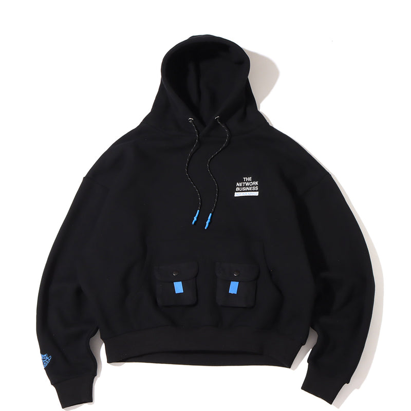 TNB × ANTHONY | HEAVY WEIGHT PULL OVER - BLACK