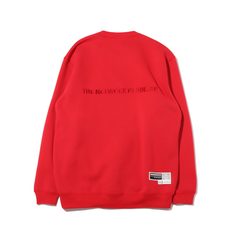 TNB EMBROIDERY CREW SWEAT (RED)